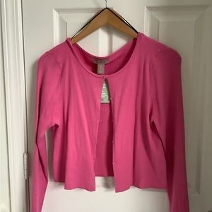 Pink sweater